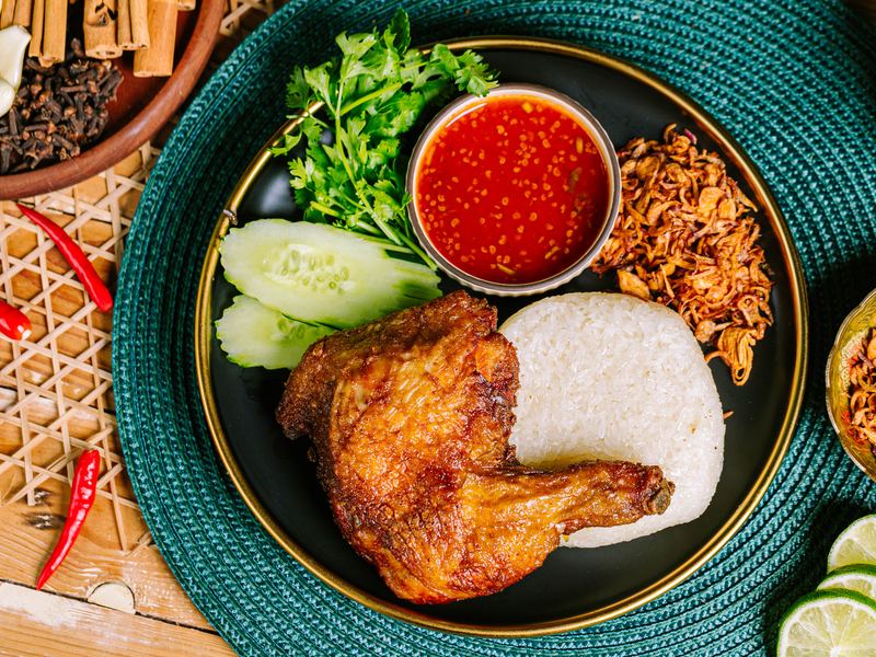 Pulut ayam Thai